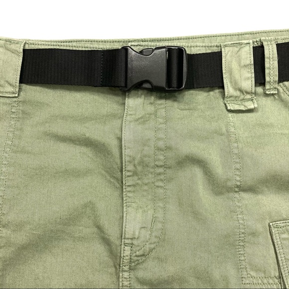 American Eagle A-Line Cargo Skirt High Rise Belted - Picture 2 of 9